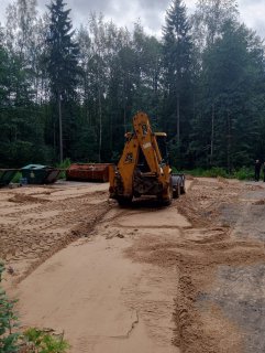 Уборка бывшей территории ТКО. Начало. 02.09.2023г