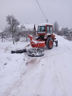 Работа по чистке СНТ  от снега 02.12.2023г.