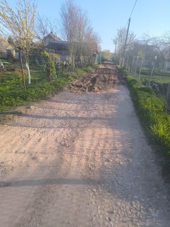 Работы на Западной улице 12.05.2025