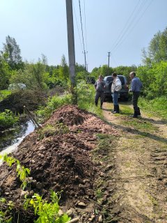 Работа на ул. Южная. 13.06.2025г.