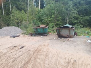 Уборка бывшей площадки ТКО. Начало 06.09.2023г.
